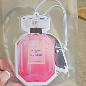 Car Freshie - Pink Bottle Accent